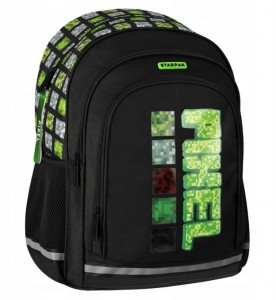 Plecak szkolny Pixel zielony dla chłopaka klasa 1-3 Starpak