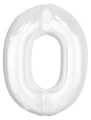 Balon foliowy 92cm cyfra 0 biały Godan_83776