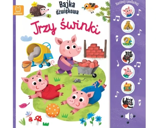 Bajka dźwiękowa dla najmłodszych Trzy Świnki 0+ Aksjomat_83820