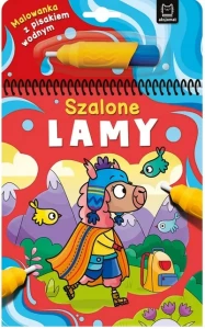 Malowanka z pisakiem wodnym szalone lamy  Aksjomat