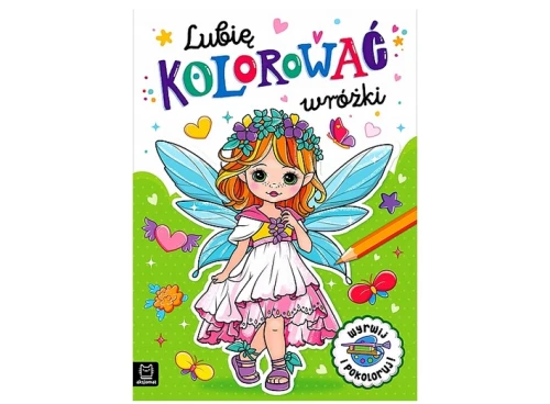 Kolorowanka Lubię kolorować wróżki Aksjomat_83922