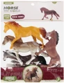Konie 13cm figurki op.4 szt. Mega Creative _84346