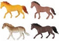 Konie 13cm figurki op.4 szt. Mega Creative _84345