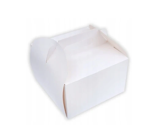 Opakowanie kartonowe na tort 280x280x120 mm biały 1 szt. Radpa_84464