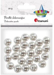 Perełki Białe 20g 100szt. Titanum 