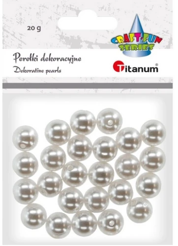 Perełki Białe 20g 100szt. Titanum _53993