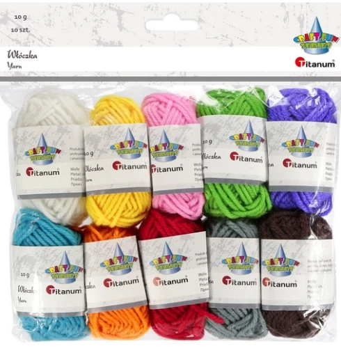 Włóczka 10szt 10g Mix Titanum _53999