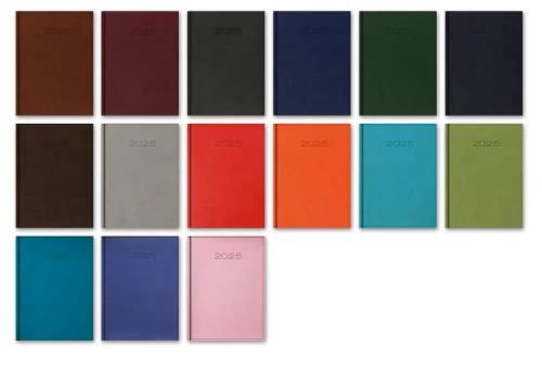 Kalendarz książkowy A5 Vivella 21D 2025r Lucrum_84825