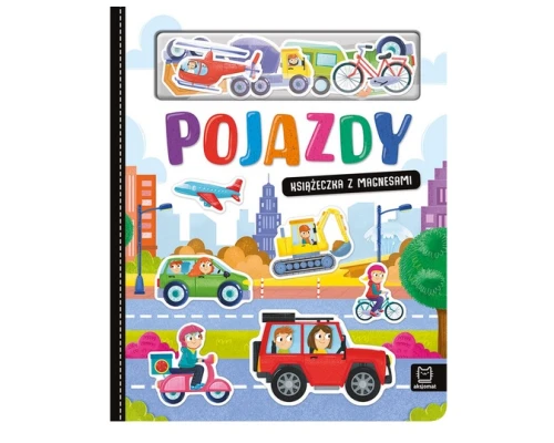 Książeczka z magnesami Pojazdy magnesy 25szt Aksjomat_84871