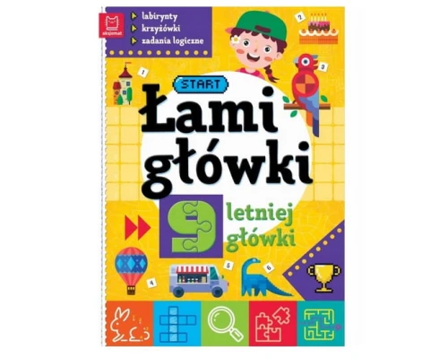 Książeczka Łamigłówki 9-letniej główki Aksjomat_84901