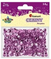 Cekiny okrągłe 7mm metaliczne jasny fiolet 14g Titanum_84948