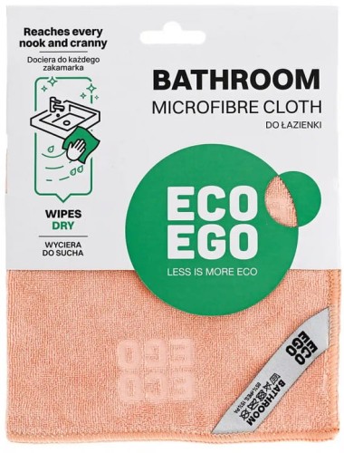 Ściereczka do łazienki ścierka mikrofibra 40x40 cm róż Eco Ego_85355