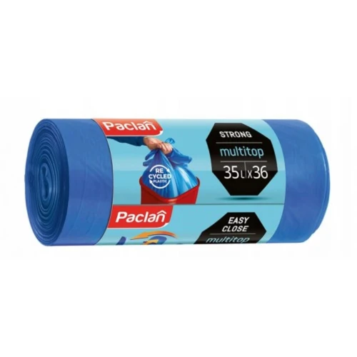 Worki Na Śmieci 35L 30szt. Niebieski Multi Top _57782