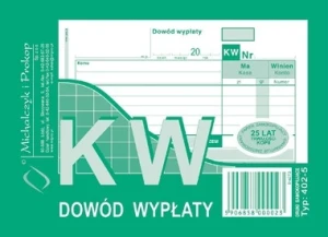 KW Dowód wpłaty A6 402-5 MP