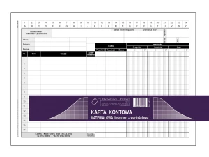 Karta Kontowa Materiałowa Ilościowo-Wartościowa A5 437-3 MP
