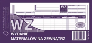 Wydanie materiałów na zewnątrz WZ 351-8 MP
