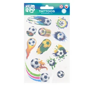 Tatuaże zmywalne Football 540451 Sticker Boo