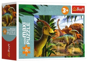 Puzzle Mini Maxi 20el. Świat Dinozaurów Trefl