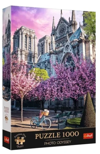 Puzzle 1000 Modern: Photo Odyssey Katedra Notre Dame w Paryżu Trefl_85815