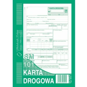 Karta drogowa SM A5 802-3 MP