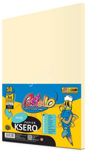 Papier ksero A4 160gr Pastelowe Ecru 50ar. Pastello_85907