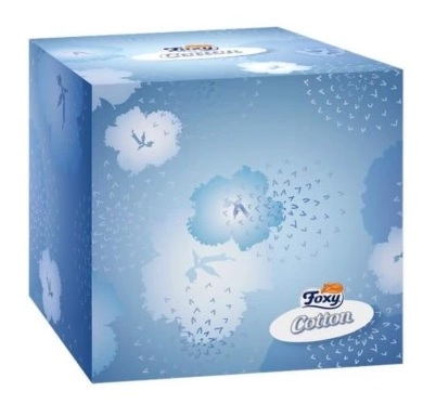 Ultra miękkie chusteczki higieniczne cotton 3W 60szt Foxy_85985