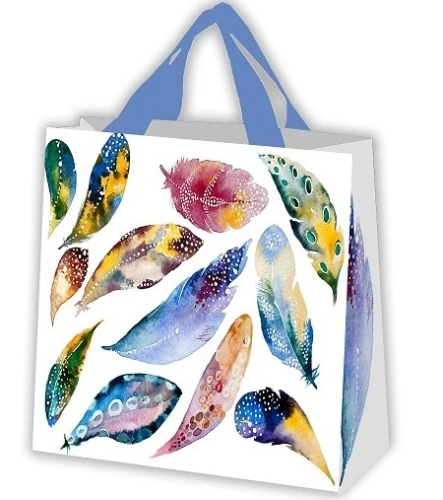 Torba wielokrotnego użytku Pióra 26x26x12cm Gam_84117