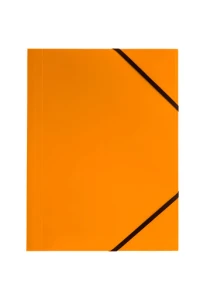 Teczka kartonowa narożna z gumką pomarańczowa A4 BT600-P Tetis