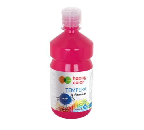 Farba tempera premium 1000ml magenta Happy Color_86232