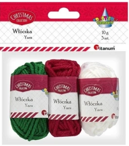 Włóczka Yarn 3x10g. Christmas Titanum