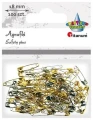 Agrafki metalowe 5x18mm 100szt złote srebrne Titanum_86287