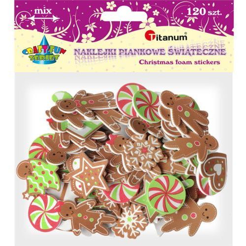 Naklejki z pianki Pierniki 120 szt. Titanum_29197