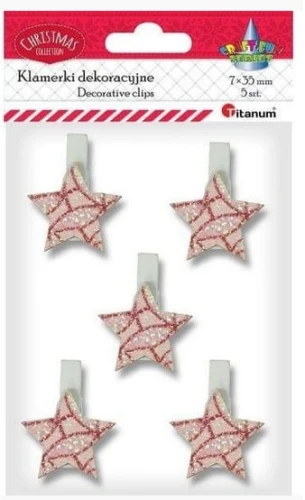 Ozdoba drewniana Craft-Fun Series Gwiazdka Titanum_86448