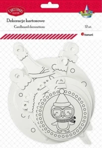 Ozdoba papierowa Craft-Fun Series do pokolorowania Titanum