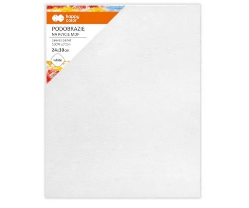 Podobrazia bawełniane MDF białe 24x30cm 270g Happy Color_86551