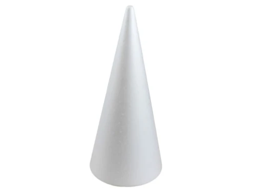 Stożek styropianowy choinka do ozdabiania 20cm 1szt. Titanum_38583