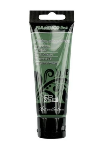 Farba akrylowa 75ml 049 zielony ciemny Flamingo Titanum_51392