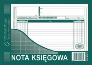 Nota księgowa A5 416-3 Michalczyk i Prokop