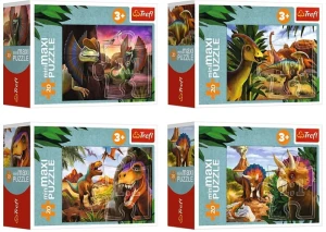 Puzzle 20 el. miniMaxi Poznaj świat dinozaurów 4 Trefl