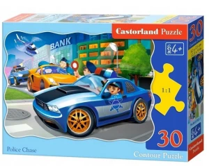 Puzzle 30 el. Police Chase Castorland