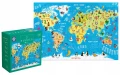 Puzzle 250 el. Kids World Map Interdruk_87991