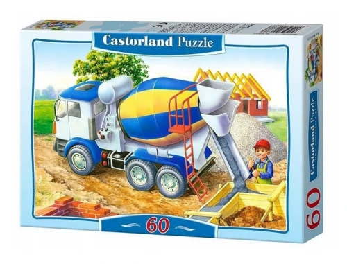 Puzzle 60 elementów Betoniarka Castorland_88004