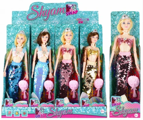 Lalka Syrenka 29cm z akcesoriami 1szt. Mega Creative_88014