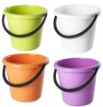 Wiadro plastikowe 8L mix kolorów Plafor_88192