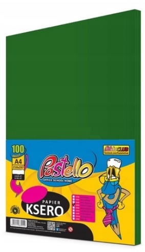 Papier ksero A4 100szt 160g ciemno zielony Pastello_88222