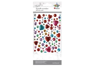 Kryształki samoprzylepne mix 109szt 337895 Titanum