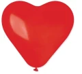 Balony pastelowe serca czerwone 50 szt. Godan_88484