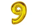 Balon foliowy cyfra „9” złota 92cm CH-S9Z9 Godan_88628