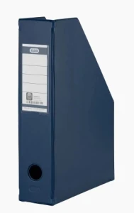 Pojemnik na dokumenty skladany A4 7cm granatowy Elba