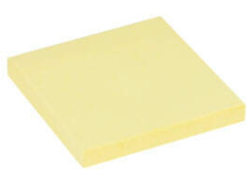 Notes samoprzylepny 100k 76x125 żółty Yanda_88858